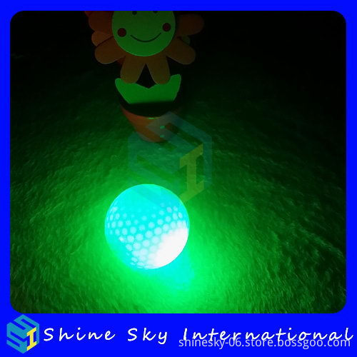 Customized Top Sell Lovely Led Golf Ball Promotional Item